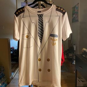 White Captain Shirt